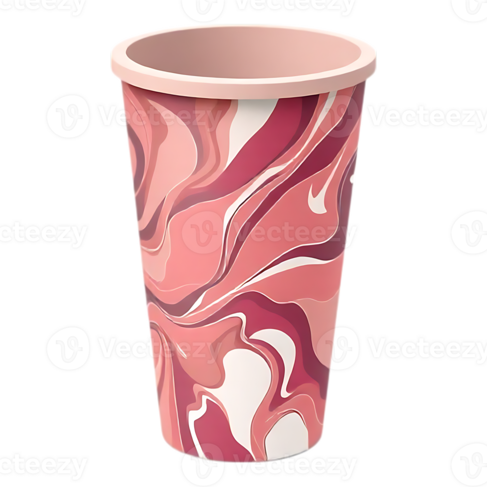 Abstract Swirl Cup png