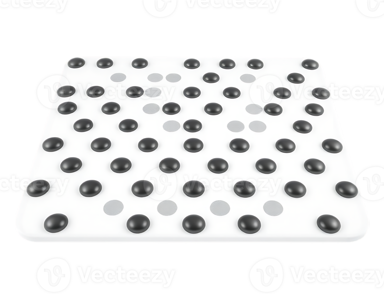 Abstract Grid with 3D Ellipsoids png