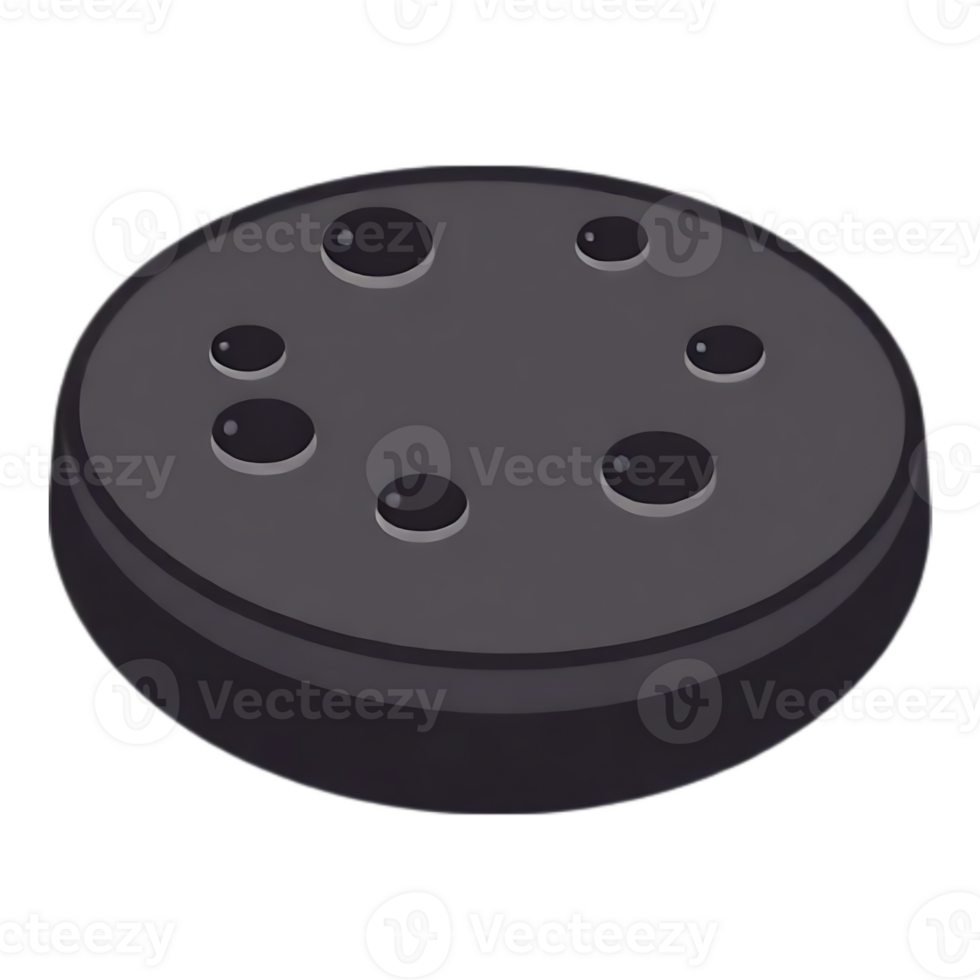 Dark Circular Platform with Indentations png