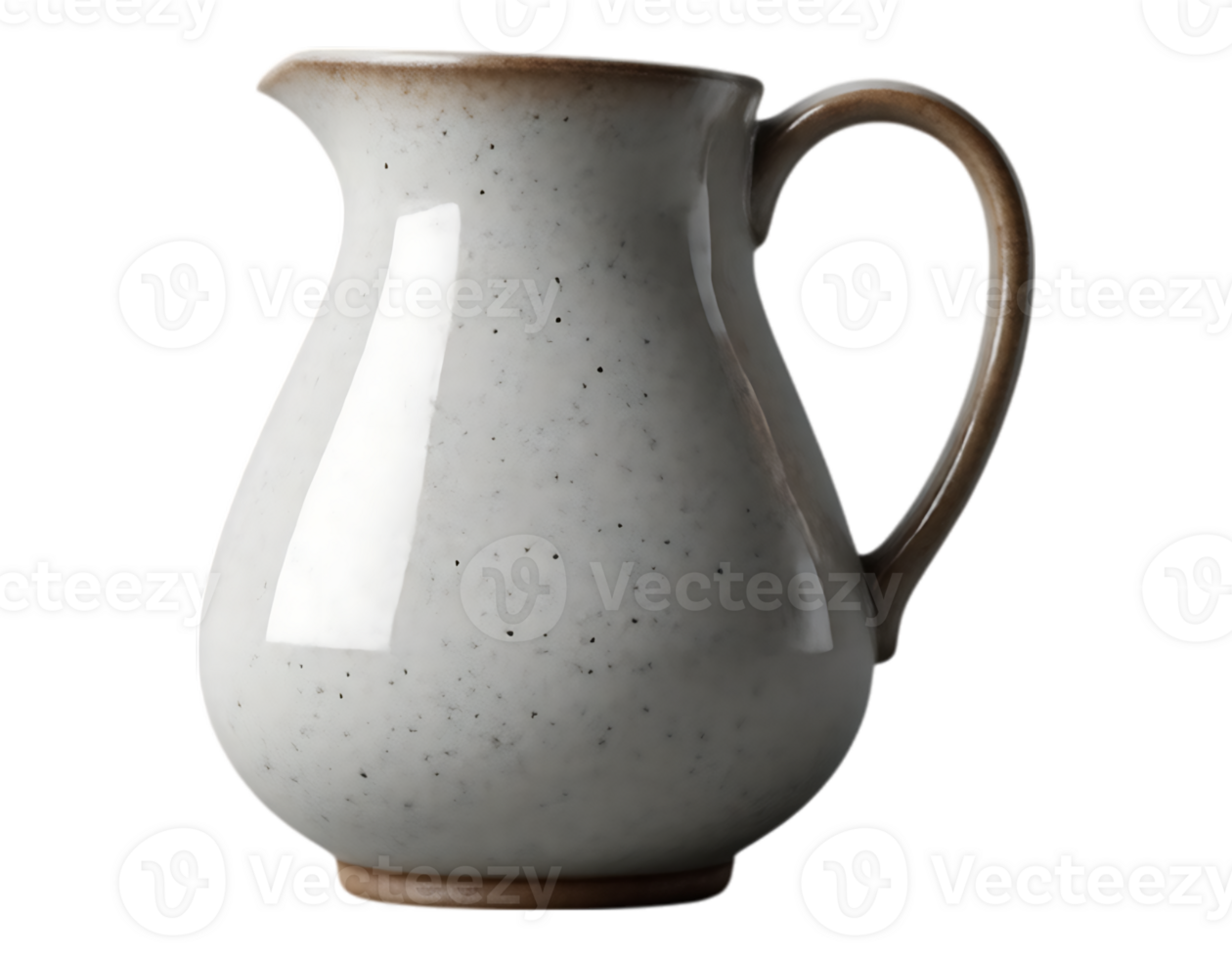 Ceramic Pitcher with Handle png