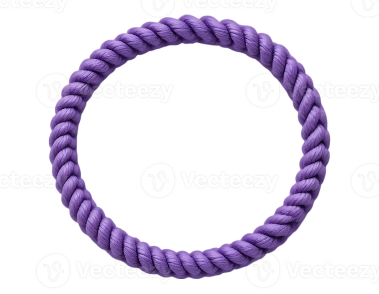 Purple Rope Circle A Braided Texture Element png