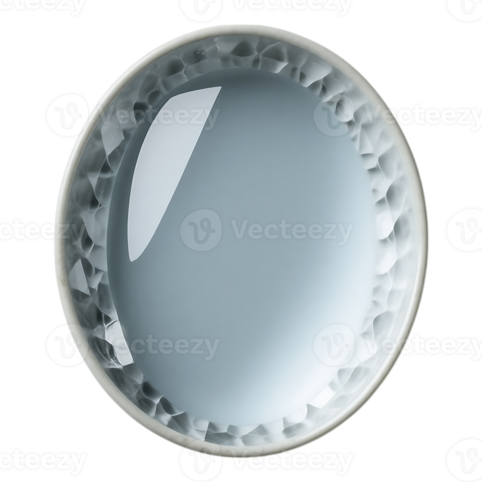 Elegant Ceramic Bowl with Reflective Surface png