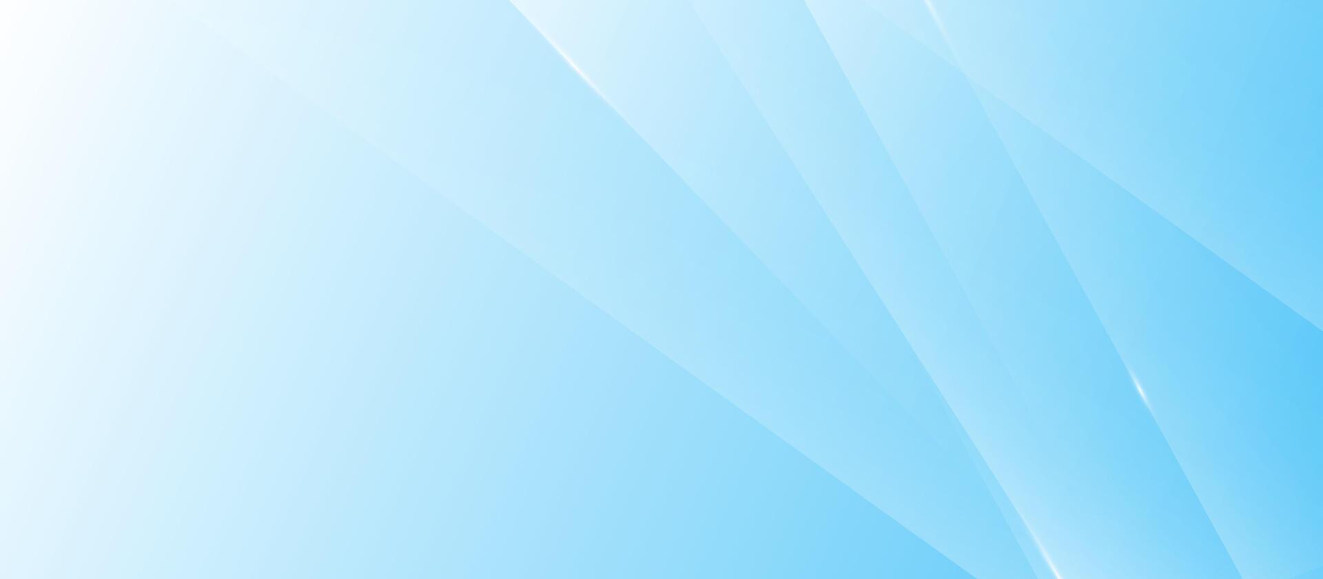 Abstract blue and white diagonal modern light lines background vector