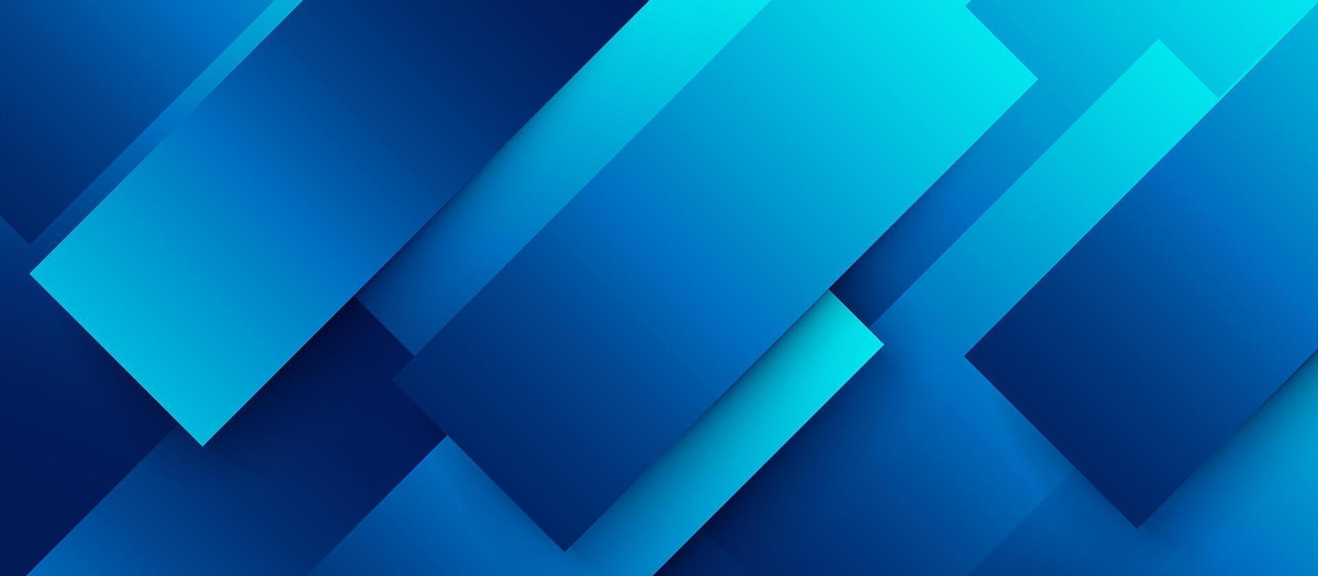 Geometric blue background design vector