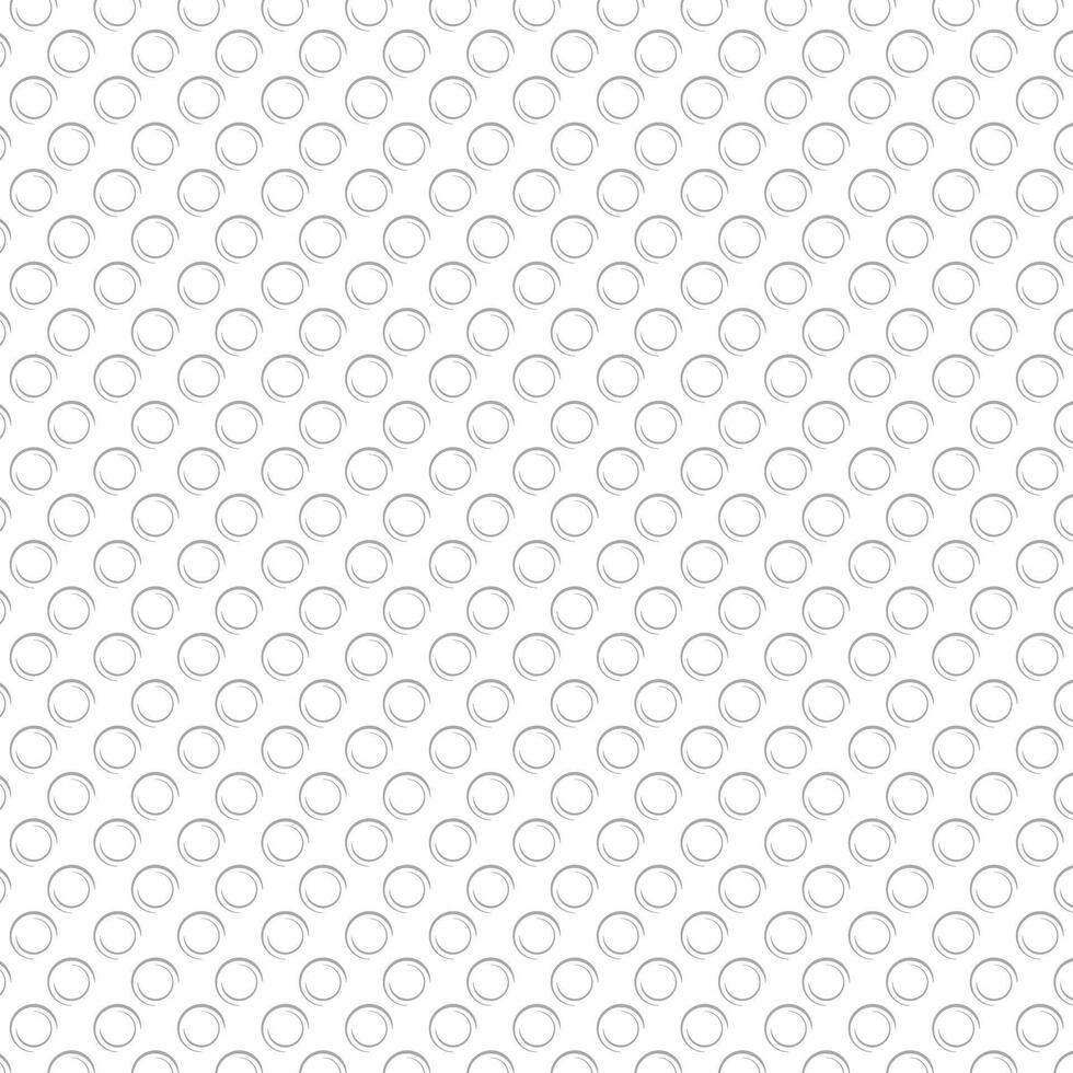 Repeating pattern of white circles in a grid. vector