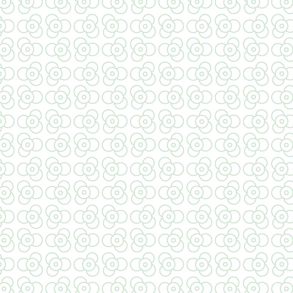 Delicate Floral Bloom Repeat Pattern vector