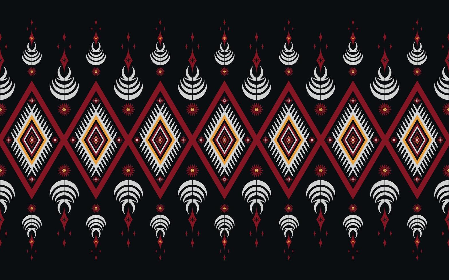 Colorful geometric design on dark background vector