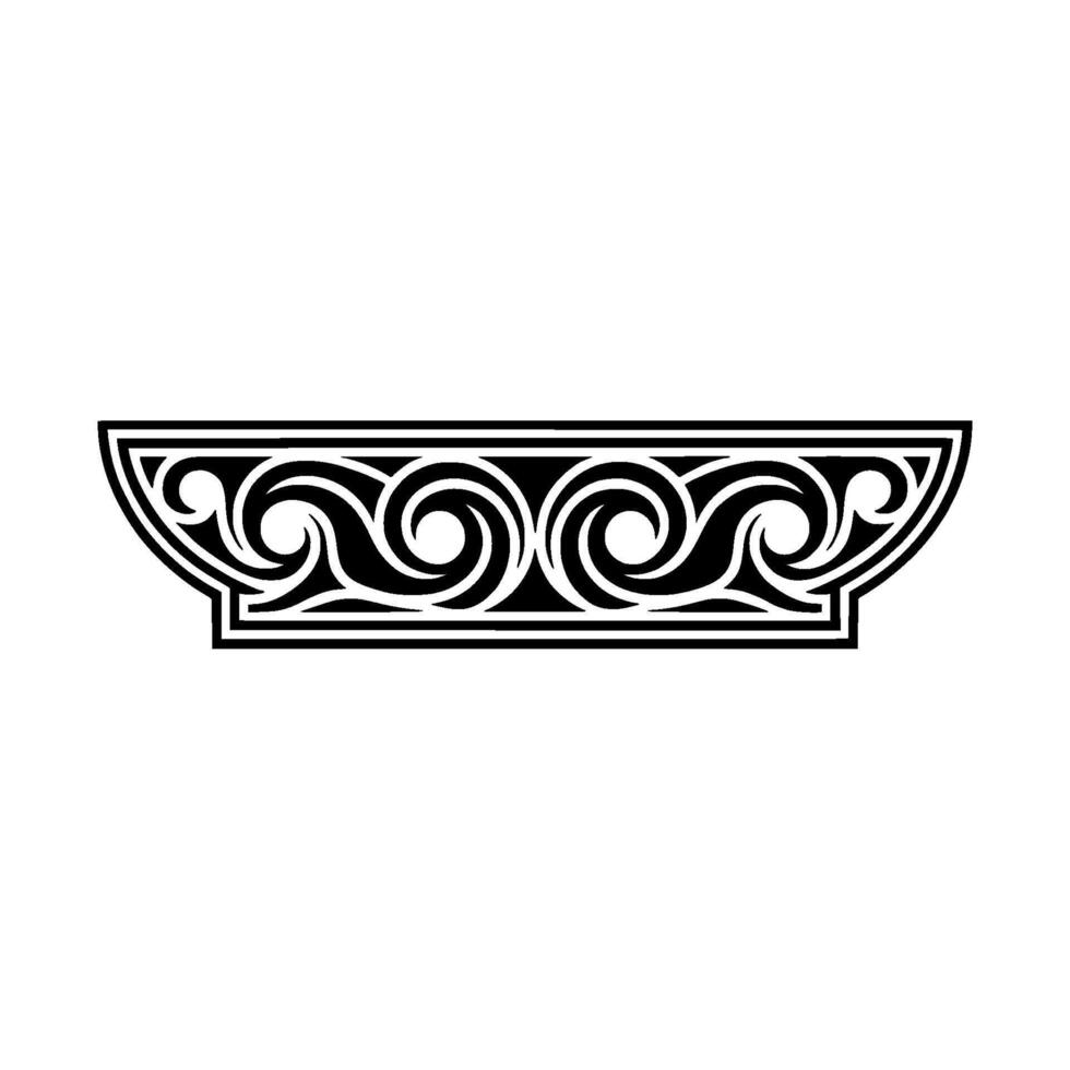 Intricate Celtic Border, Vintage, Ornamental Motif, Ornament vector
