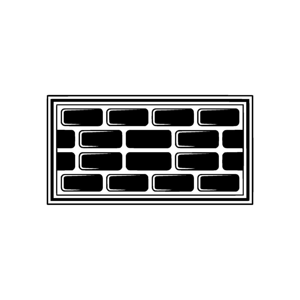 Modular Grid, Minimalist Construction, Geometric Pattern vector