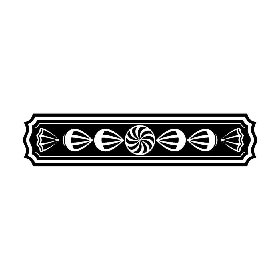 Art Deco Ornamentation, Spirals Geometric vector