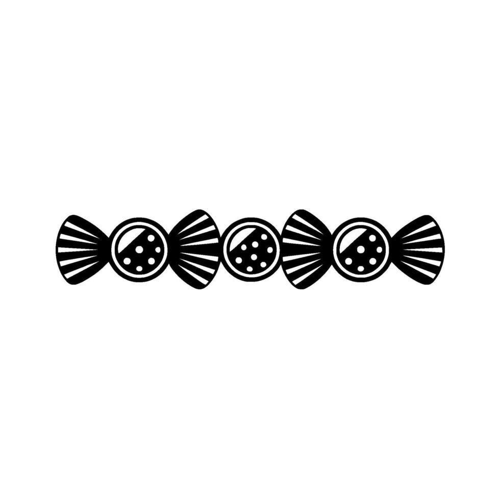 Geometric Candy Row - Minimalist Illustration vector