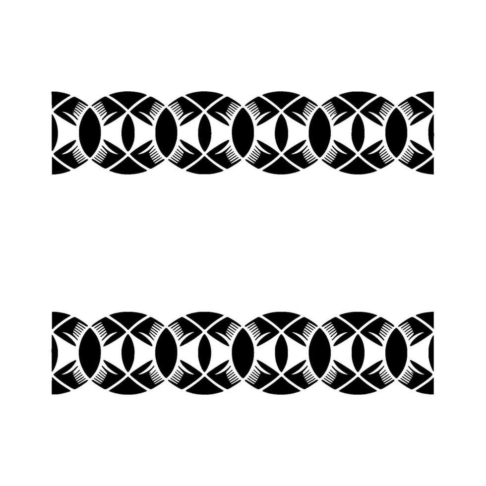 Geometric Pattern Border, Minimalist , Modern Motif vector