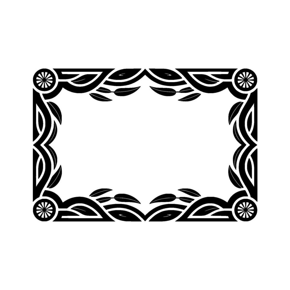 Intricate Celtic Frame, Vintage, Ornamental Border vector