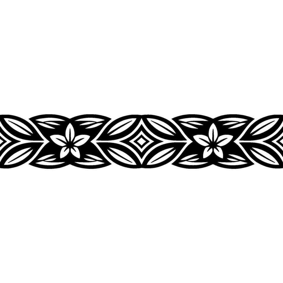 Intricate Floral Border, Celtic, Elegant Pattern vector