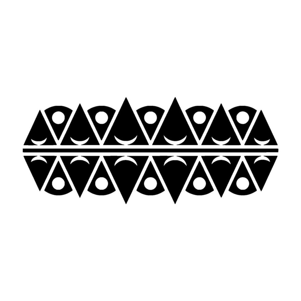 Geometric Tribal Pattern, Minimalist, Abstract Symmetry vector