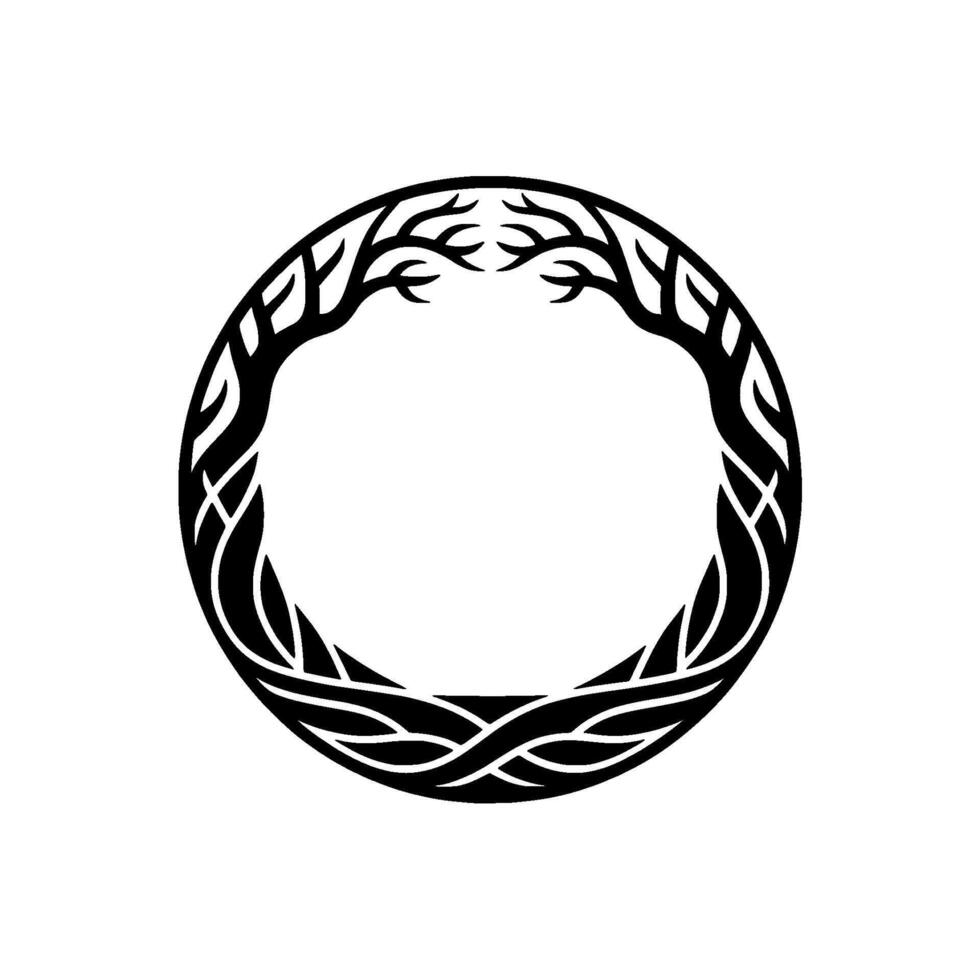 Tribal Ring of Eternity, Ancient Symbolism vector
