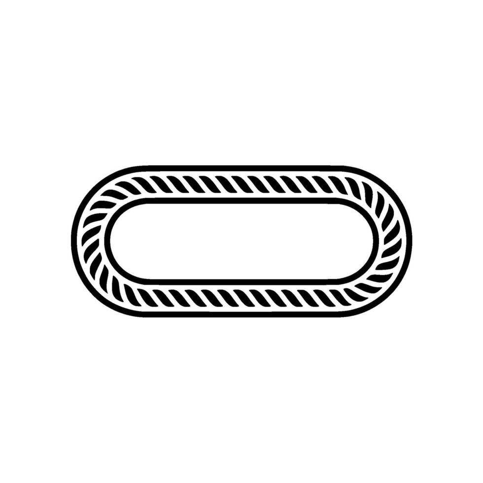 Minimalist Track Outline, Modern, Circular Rhythm vector