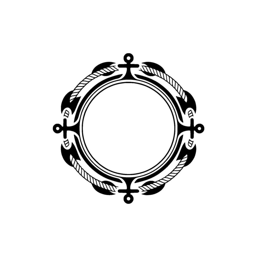Elegant Vintage Frame, Decorative Border, Classic, Ribbon vector