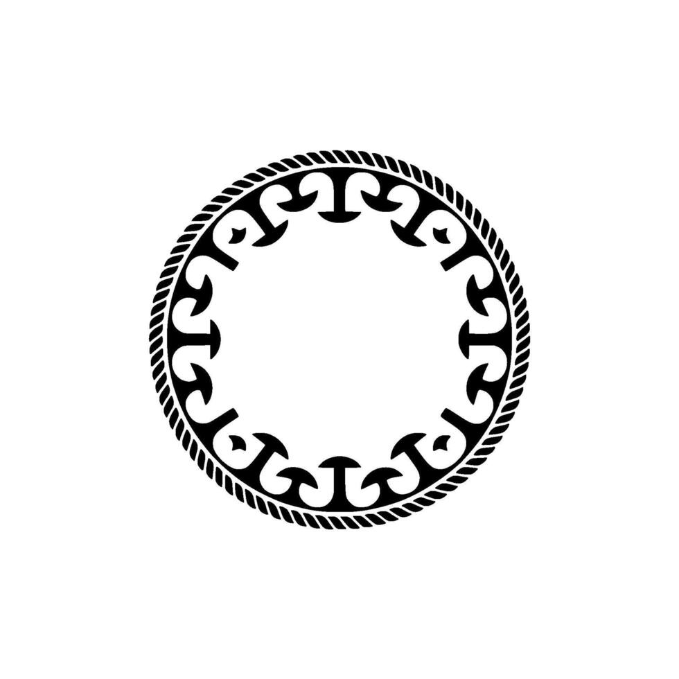 Intricate Circular Ornament, Vintage, Symbolic Motif vector