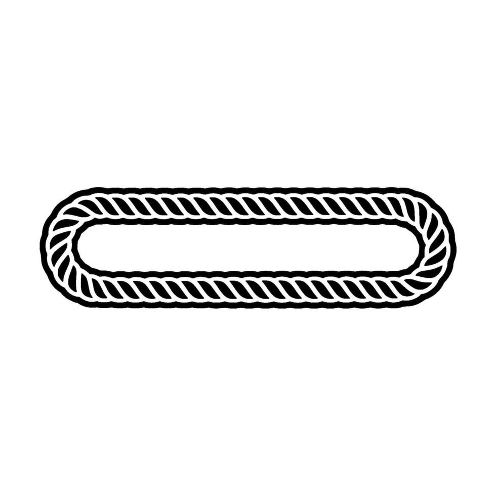 Intricate Rope Illustration, Minimalist vector