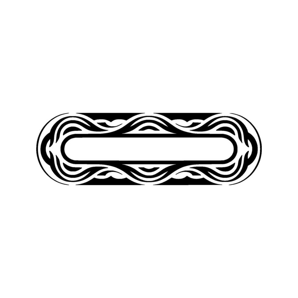 Intricate Celtic Frame, Minimalist, Ornament vector