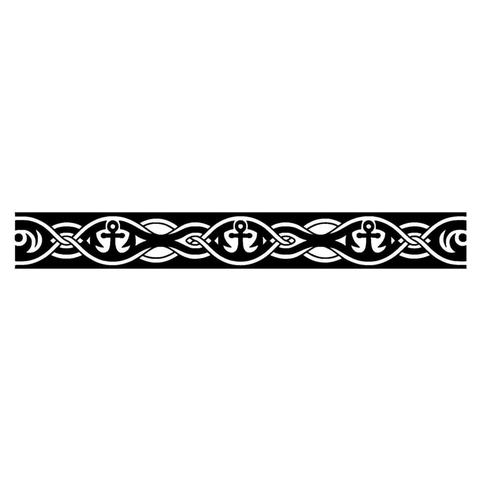 Intricate Celtic Border, Vintage, Elegant Ornamentation - Decorative vector