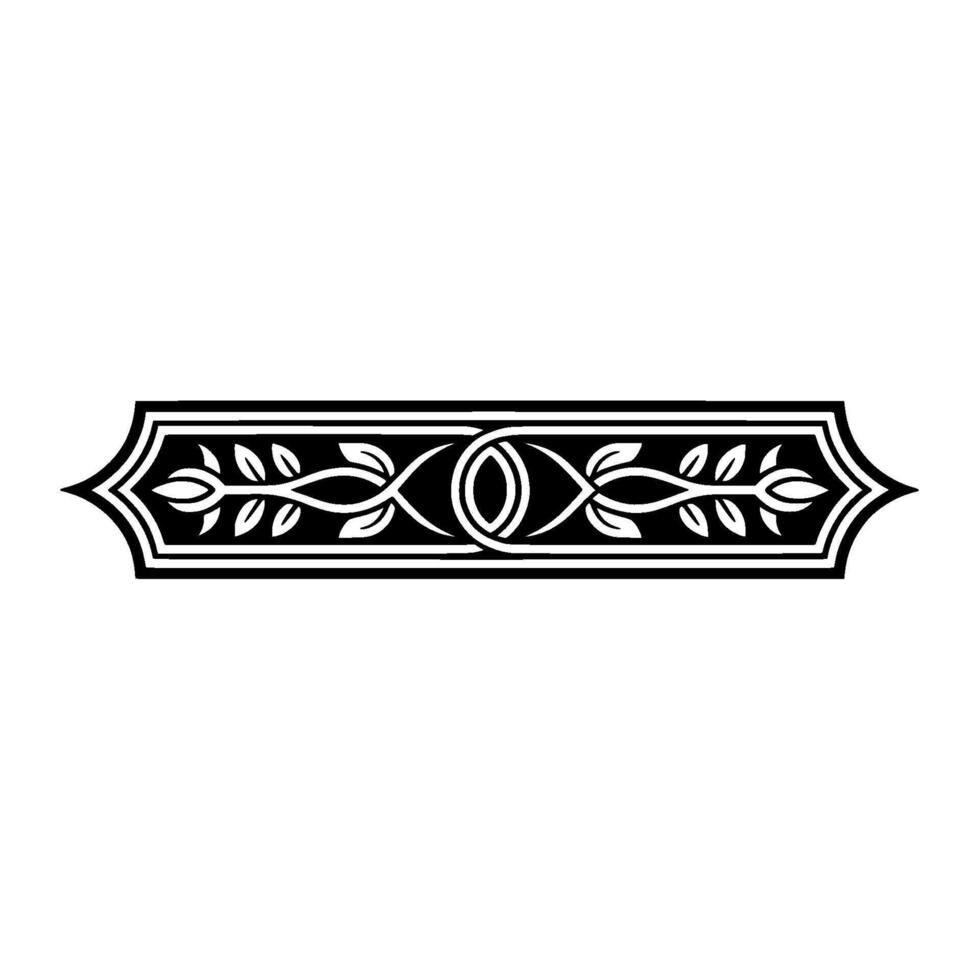 Elegant Vintage Border, Ornamental, Classic Motif vector