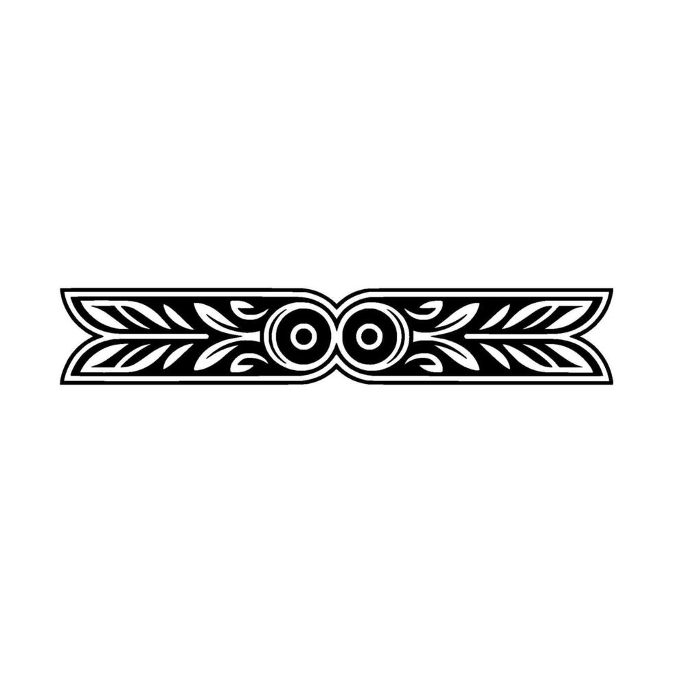 Intricate Tribal Border, Vintage Element, Decorative vector