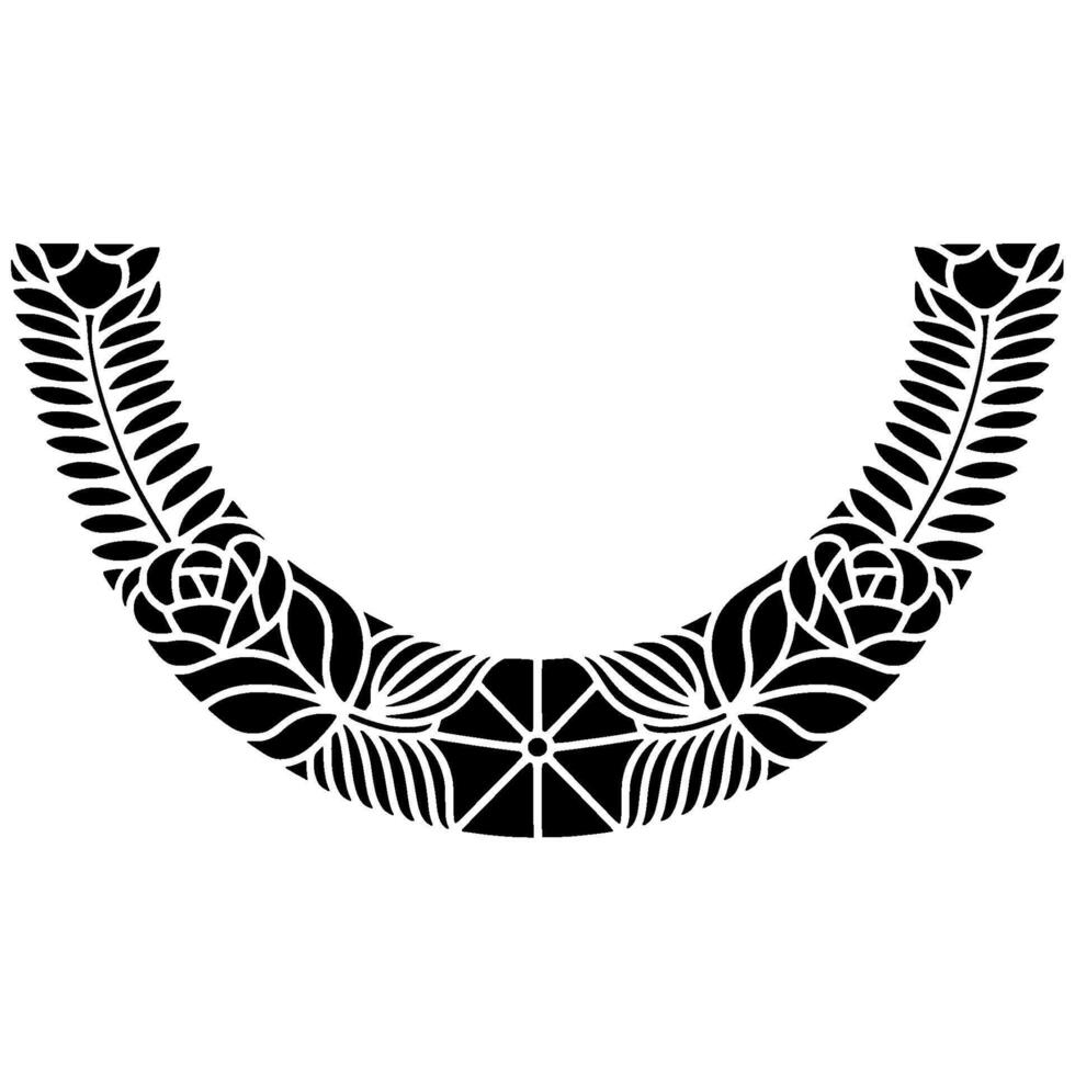 Stylized Laurel Wreath, Minimalist Botanical, Floral vector