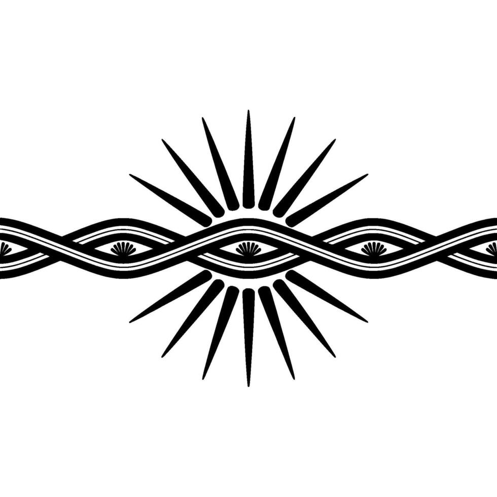 Spiraling Eye of Radiance Abstract Symbol of Insight and Energy vector