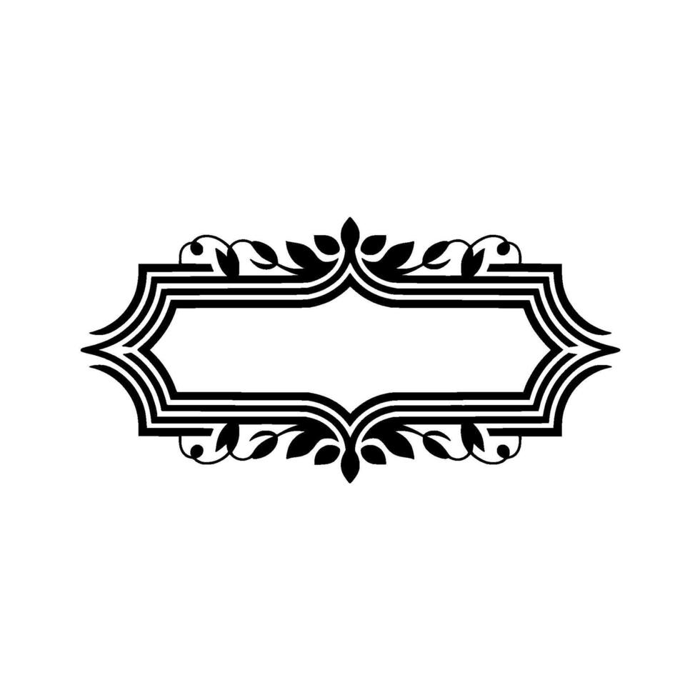 Elegant Vintage Frame, Decorative Border, Classic - Minimalism vector