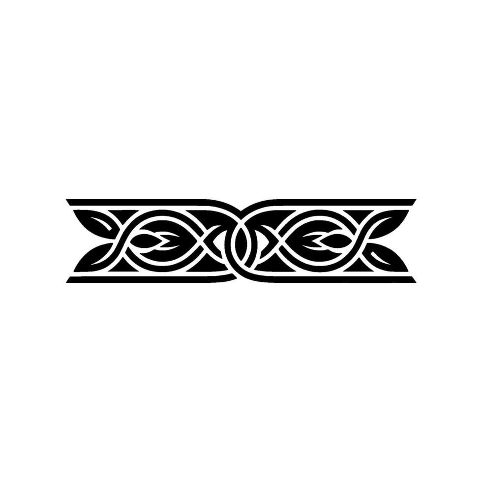 Intricate Celtic Border, Vintage, Elegant Ornament - Foliage vector