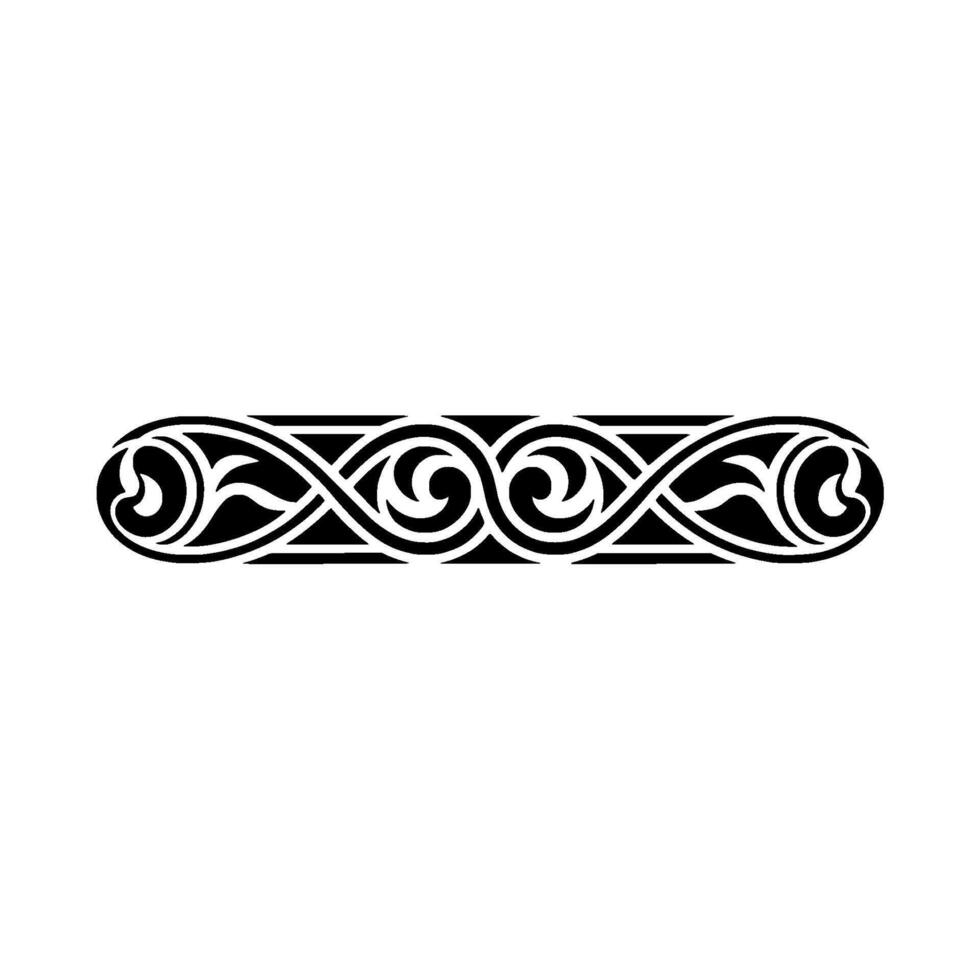 Intricate Celtic Border, Elegant Ornamentation, Textile vector