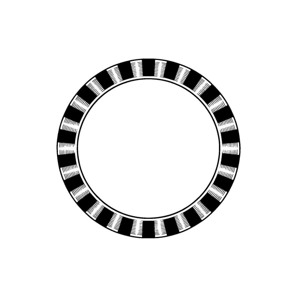 Minimalist Circular Band, Geometric vector