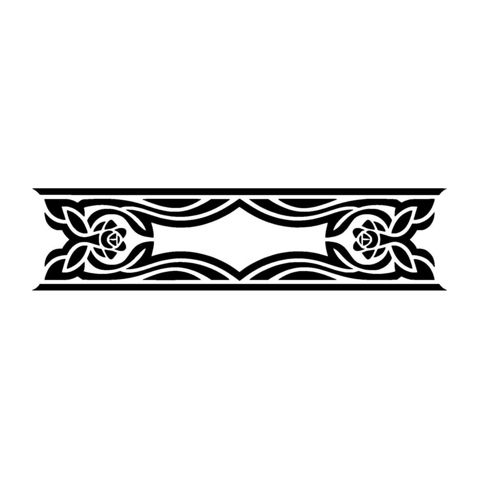 Intricate Celtic Border, Elegant, Decorative Element vector
