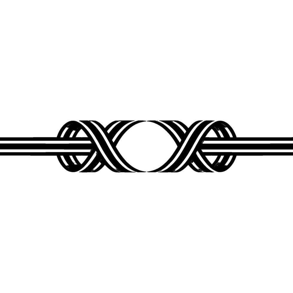 Intertwined Infinity, Minimalist Symbol vector