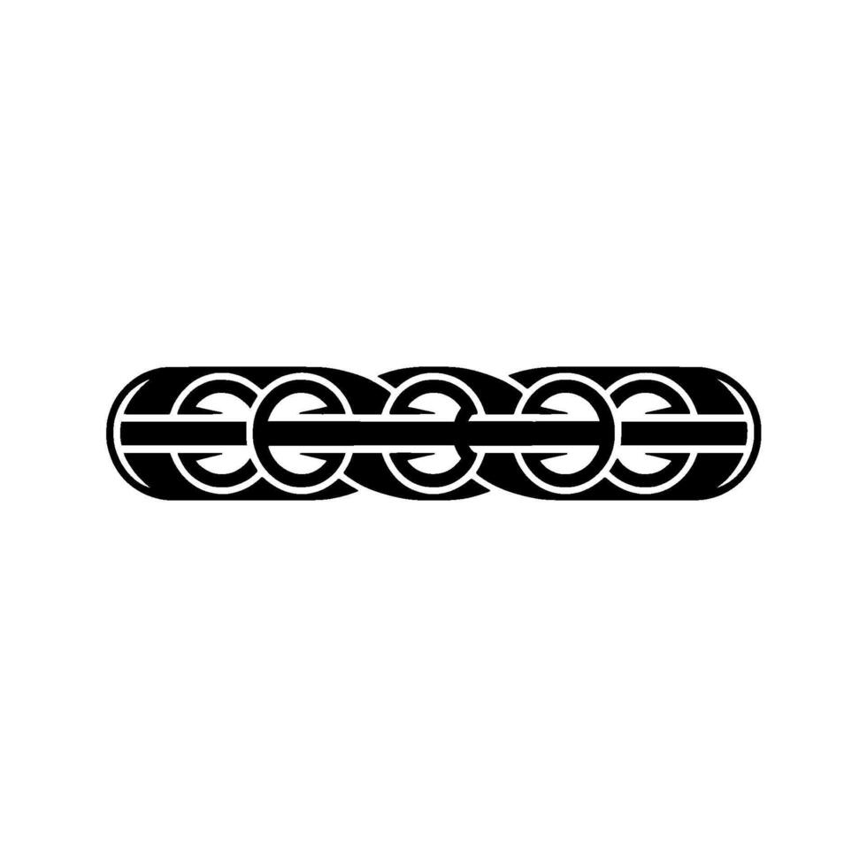 Intertwined Celtic Knot, Minimalist vector