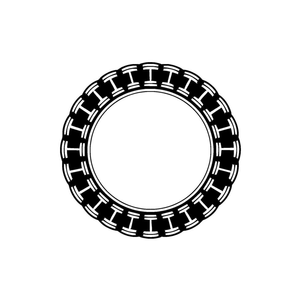 Geometric Ring, Metallic Texture, Minimalist vector