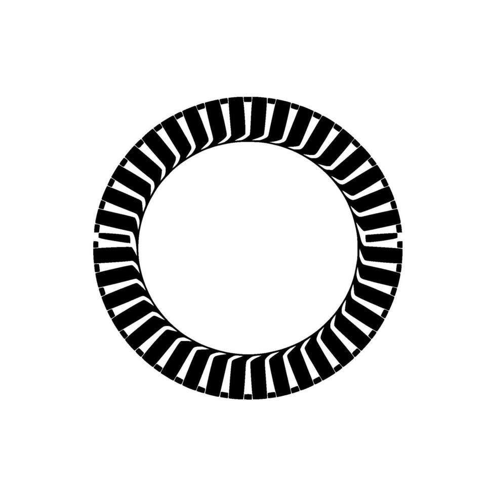 Kinetic Circle Abstract Motion, Minimalist vector