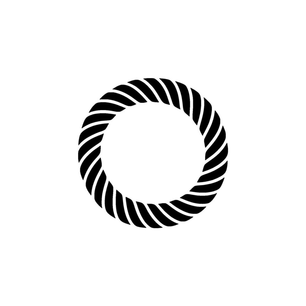 Minimalist Spiral, Circular Motion, Modern vector