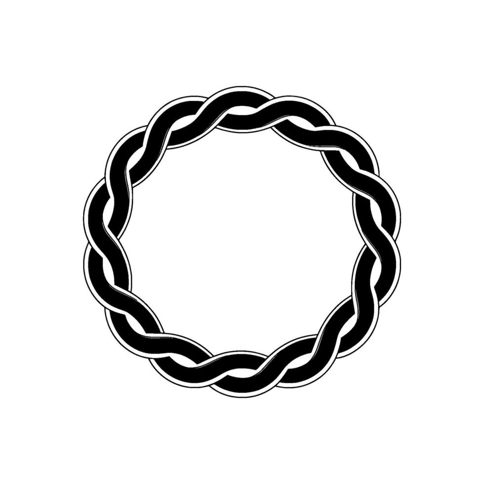 Intricate Celtic Knot, Minimalist vector