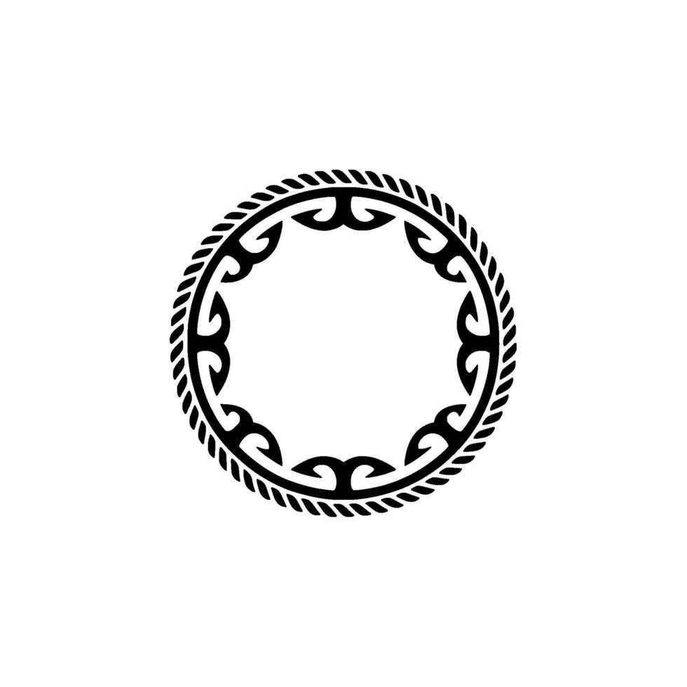 Intricate Circular Ornament, Vintage Element, Wreath vector