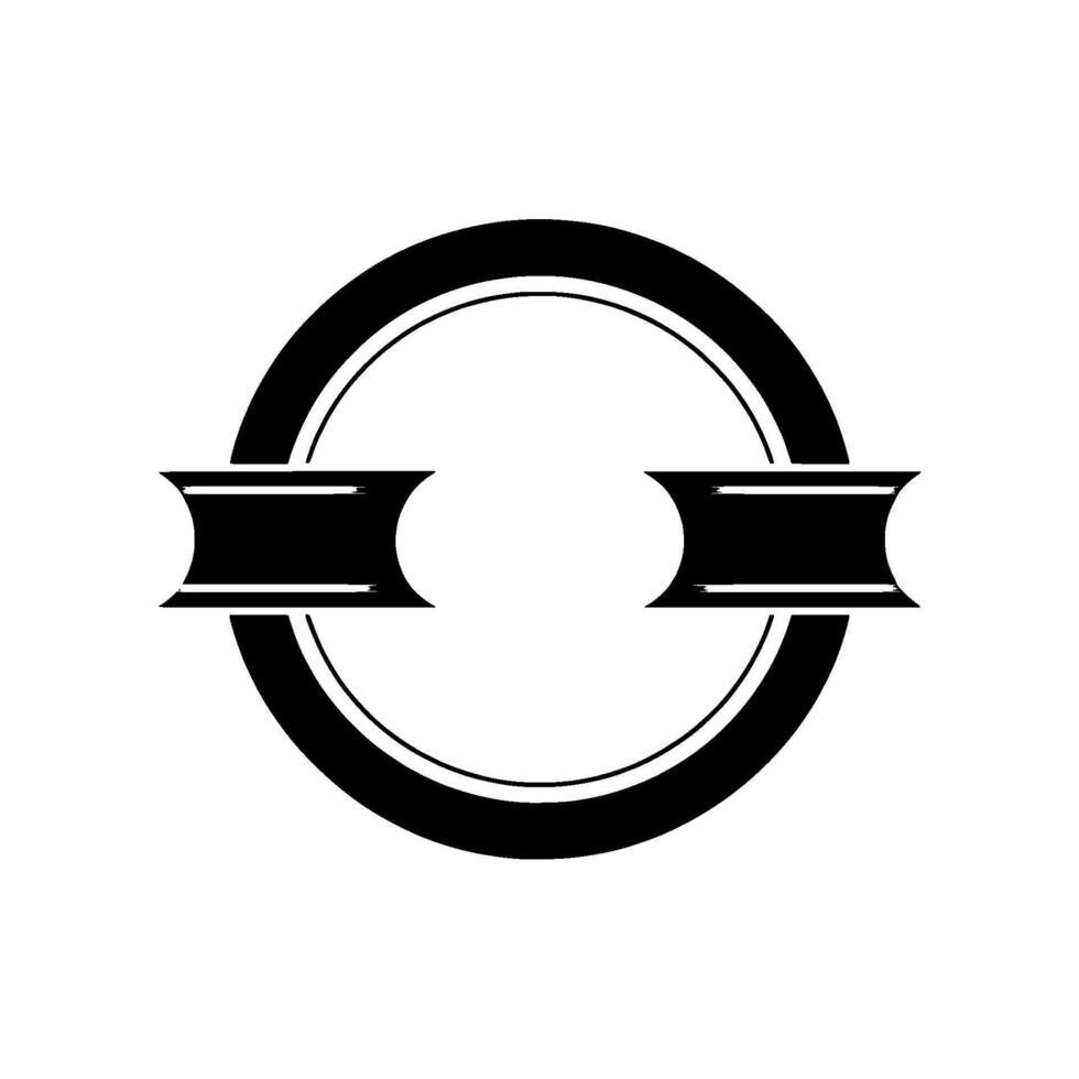 Classic Circular Emblem, Vintage, Minimalist Badge vector