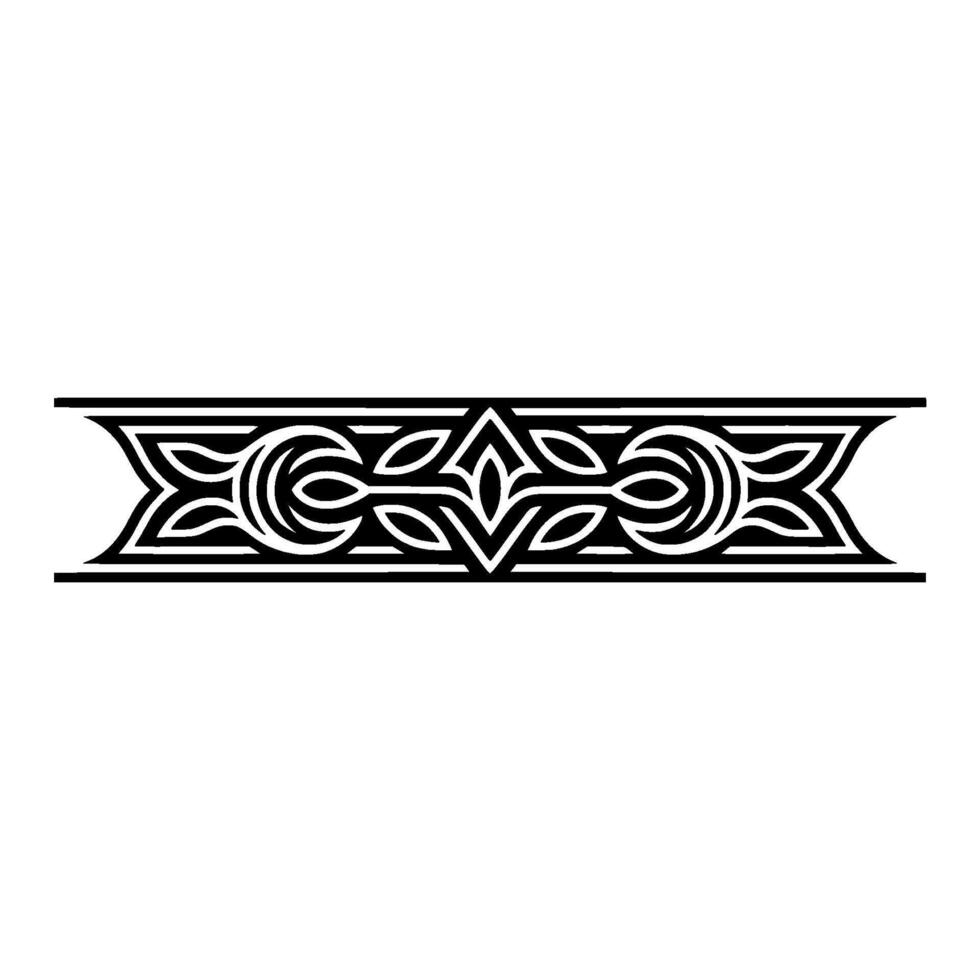 Intricate Celtic Border, Vintage, Elegant Ornamentation - Illustration vector