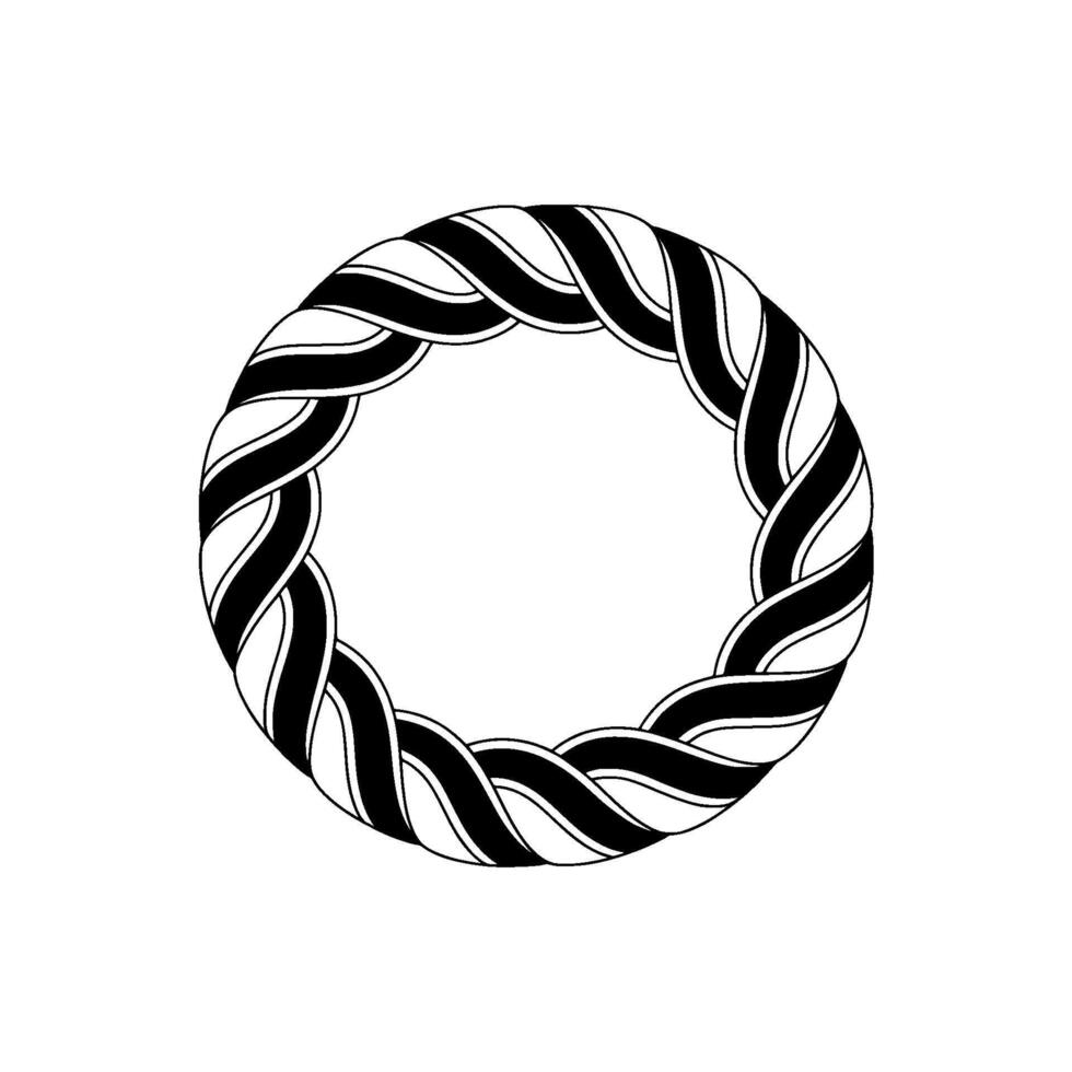 Abstract Spiral, Minimalist, Circular Rhythm, Circle vector
