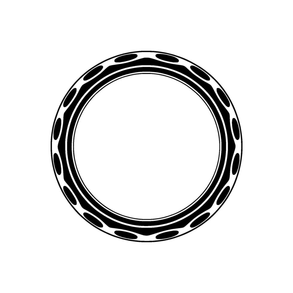 Minimalist Circular Emblem, Abstract, Modern vector