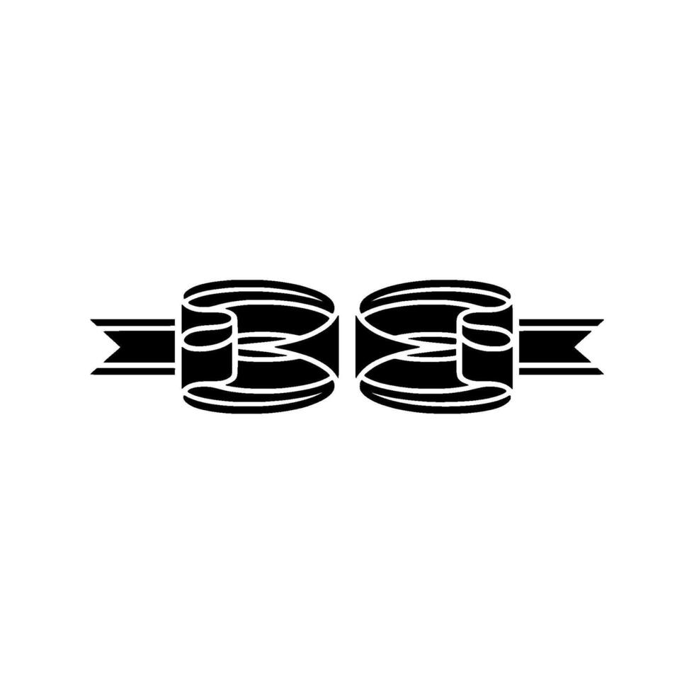 Geometric Burger Duo, Minimalist, Modern Emblem vector