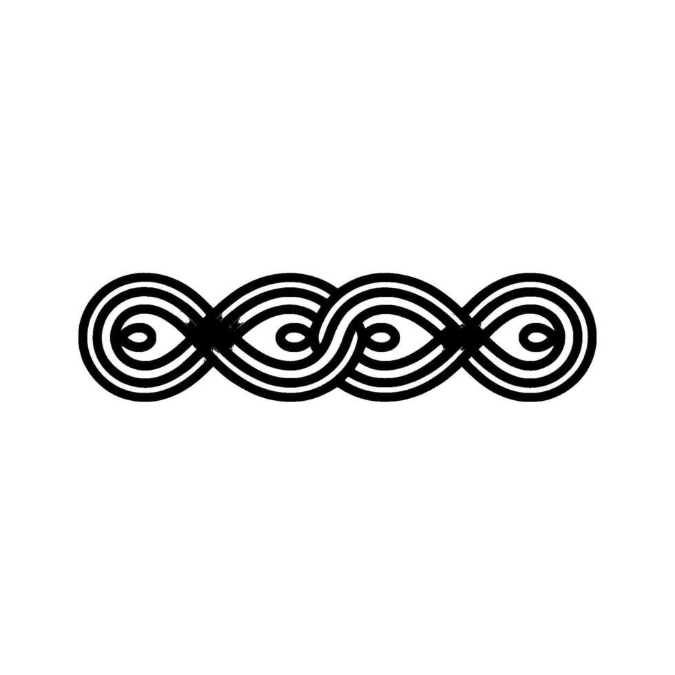 Celtic Eye Motif, Minimalist , Symbolic Ornamentation vector