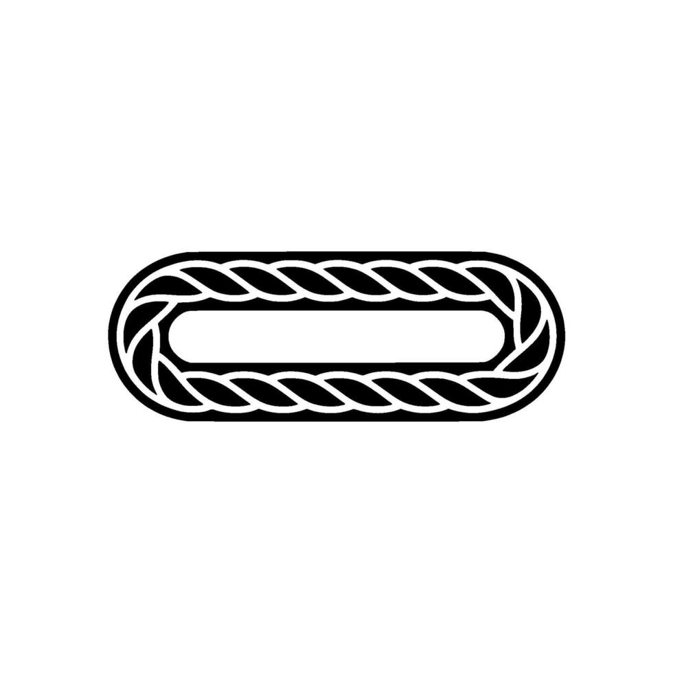 Intertwined Rope Minimalist Connection Symbol, Knot vector