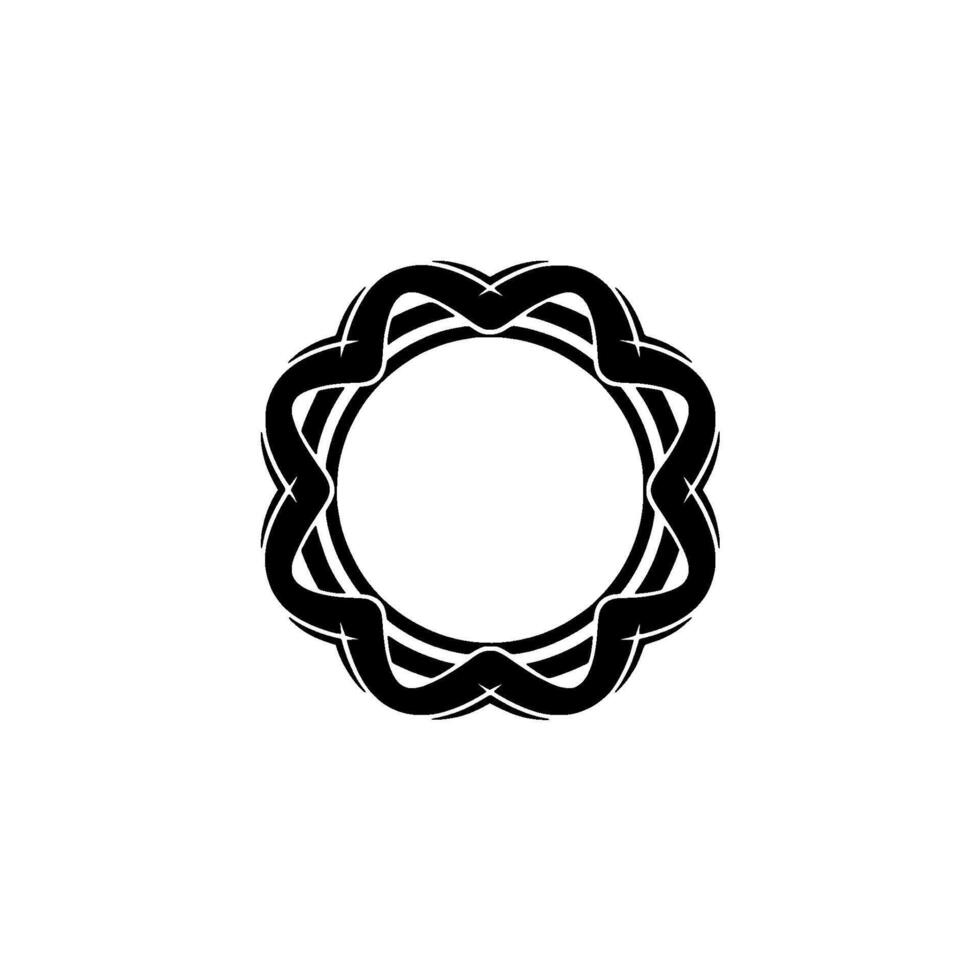 Intricate Celtic Circle, Minimalist , Symbolic Motif, Ornament vector